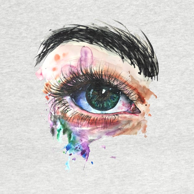 eye watercolor by NemfisArt